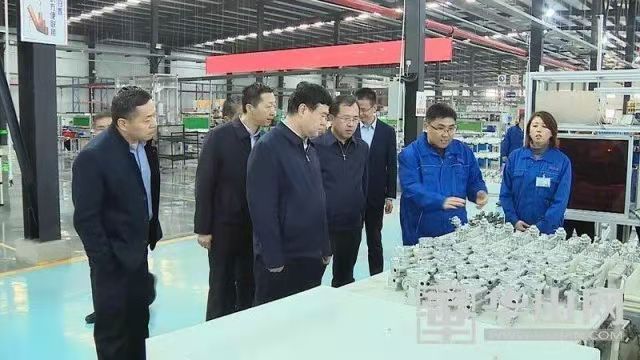 渭南市委书记魏建峰莅临渭南ng电子游戏工业园调研并指导事情