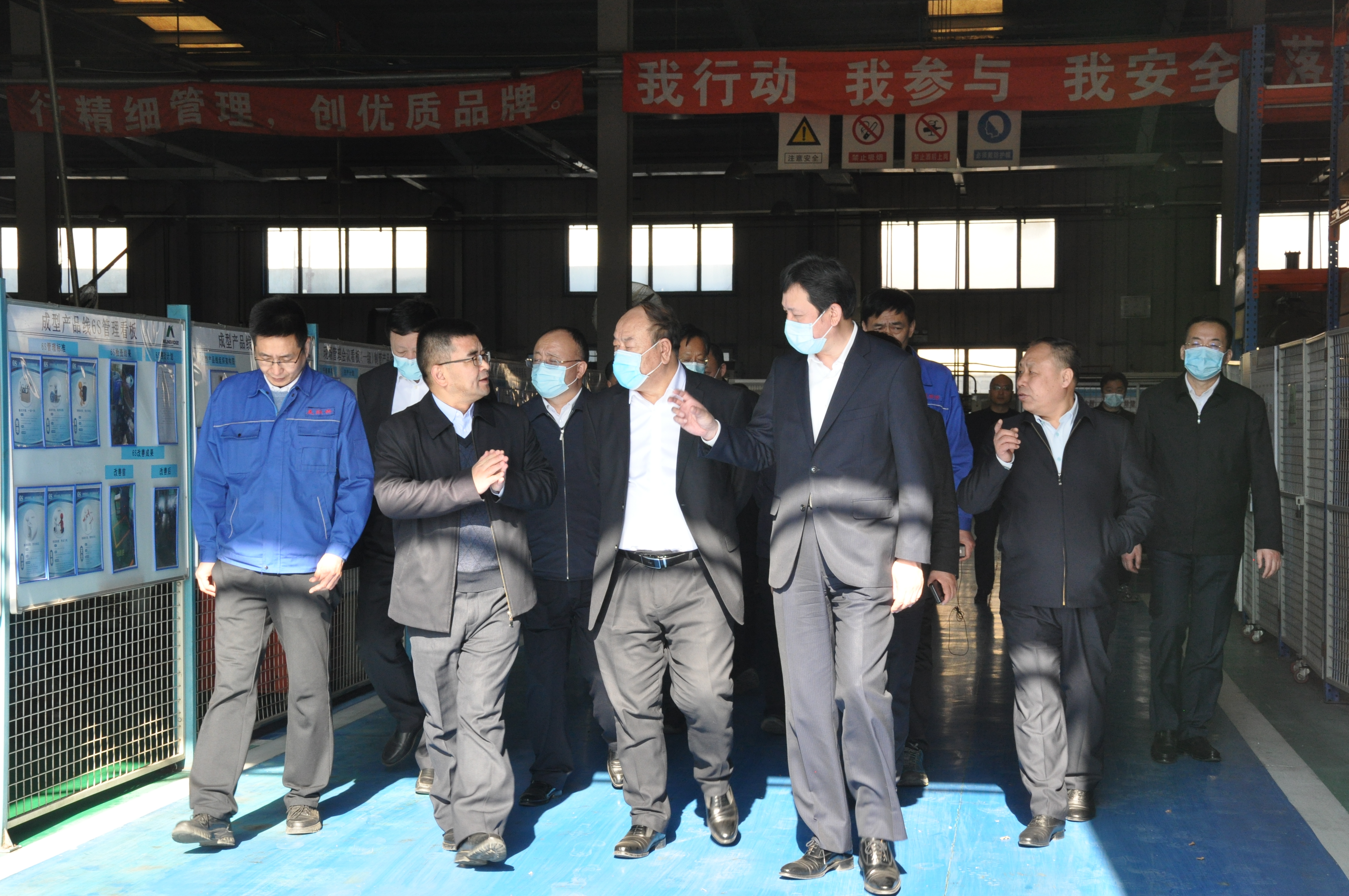 锦州市举行全市重点项目拉练检查 ——市委书记王德佳、市长靳国卫一行莅临ng电子游戏锦州工厂旅行指导事情